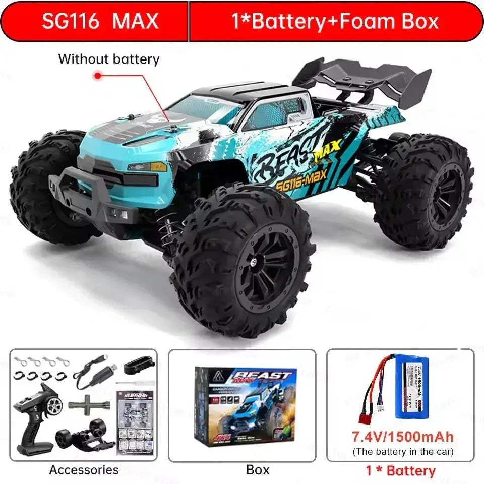High Speed Brushless RC Car 4WD Off-Road Drift Performance - Image 9