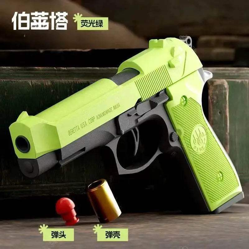 Shell Throwing SIG17 M9A3 Pistol Soft Bullet Toy Gun Gift - Image 10
