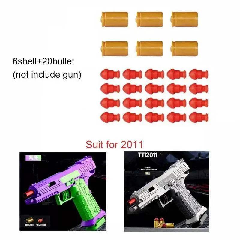 Shell Throwing SIG17 M9A3 Pistol Soft Bullet Toy Gun Gift - Image 13
