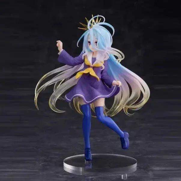Shiro Figure, No Game No Life Figurine, Anime Toys Statues Gifts 7 in - Image 4