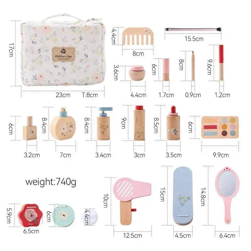Kids Makeup Kit Educational Toy Set For Pretend Play - Image 7