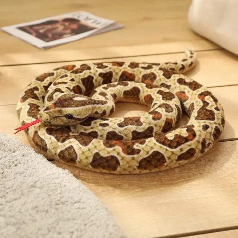 Plush Snake Toy Python Realistic Fake Snake Gift For Kids - Image 10