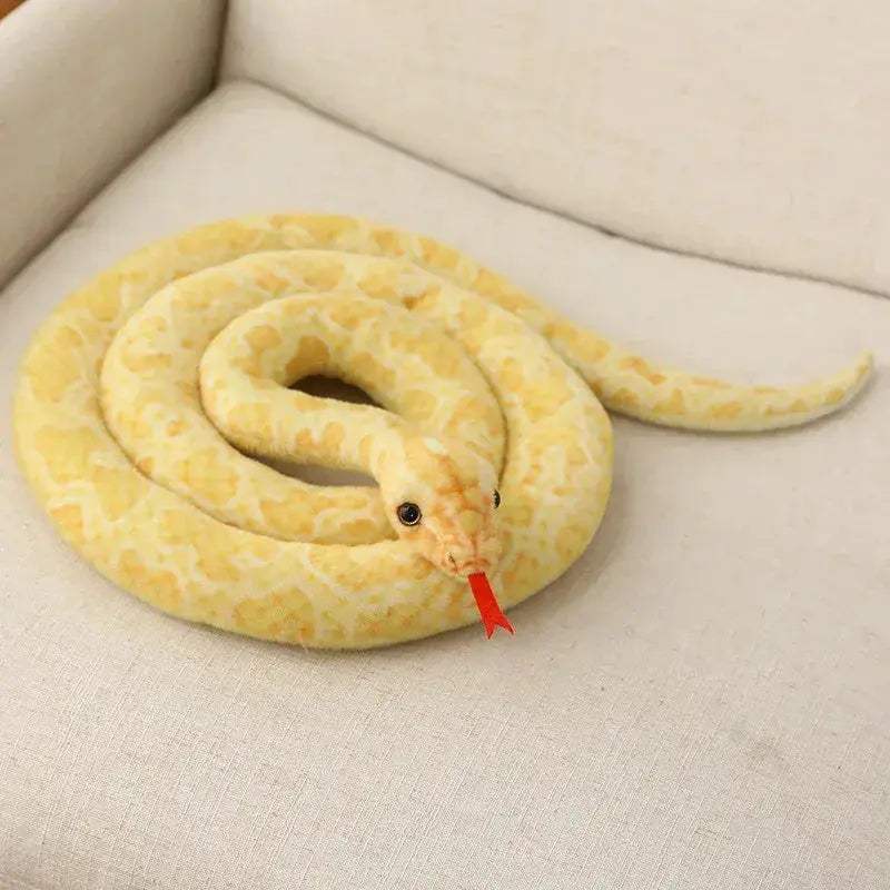 Plush Snake Toy Python Realistic Fake Snake Gift For Kids - Image 11