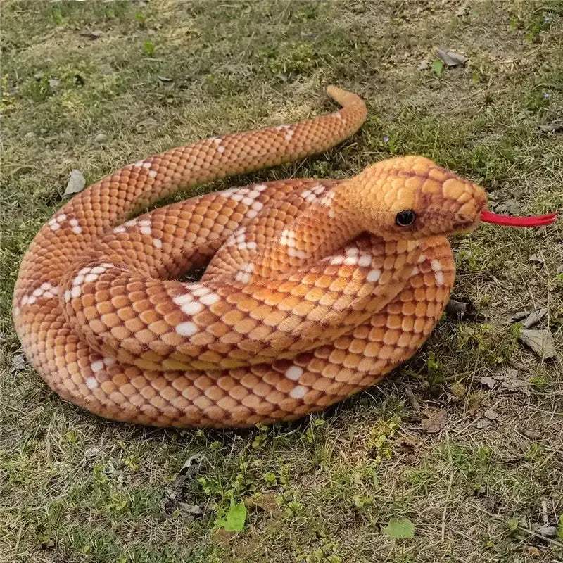 Plush Snake Toy Python Realistic Fake Snake Gift For Kids - Image 6
