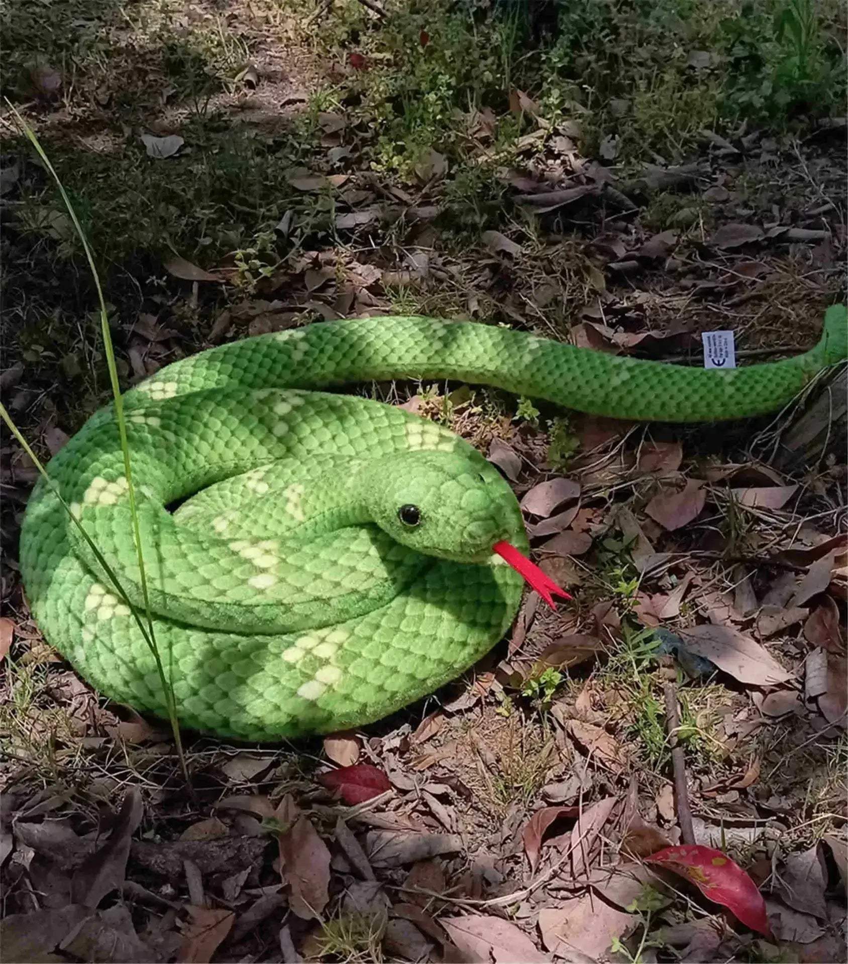Plush Snake Toy Python Realistic Fake Snake Gift For Kids - Image 7