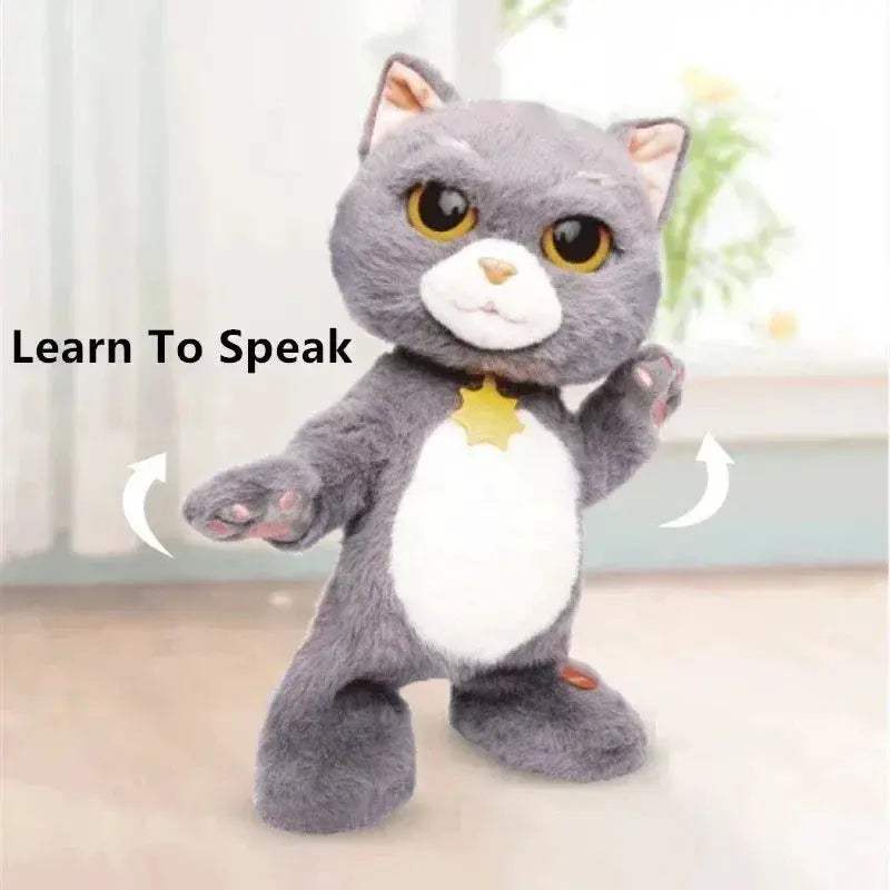 Singing Walking Talking Plush Cat Toy With Realistic Motion - Image 3
