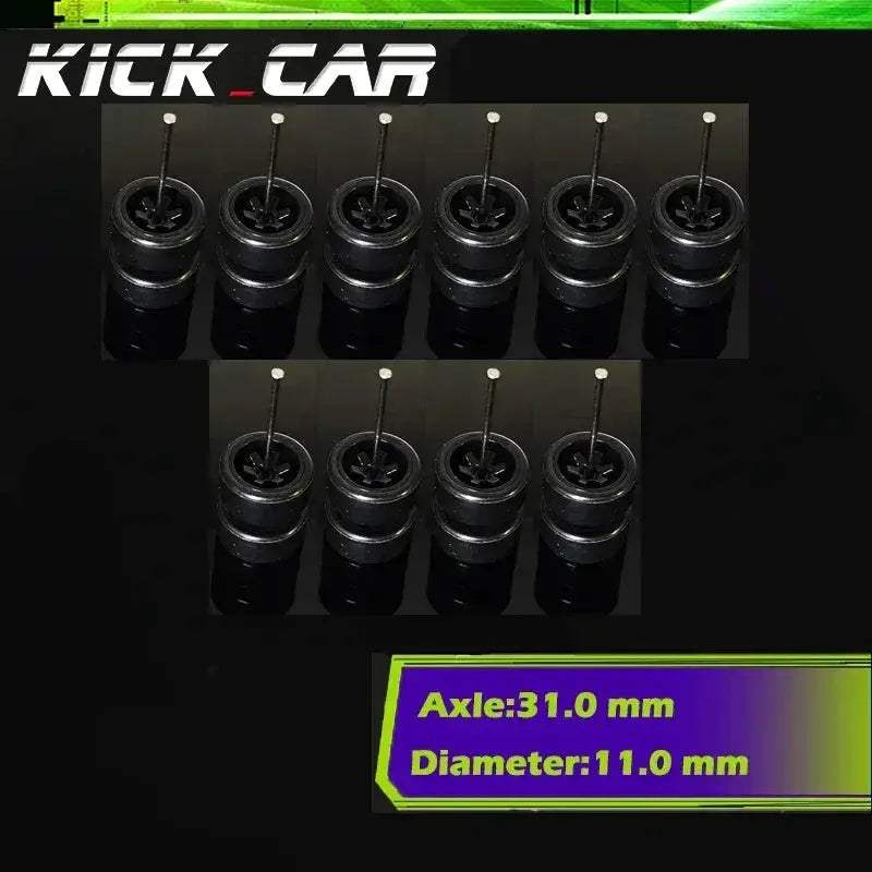 Sixty Four Scale Diecast Car Wheels With Durable Electroplated ABS - Image 16