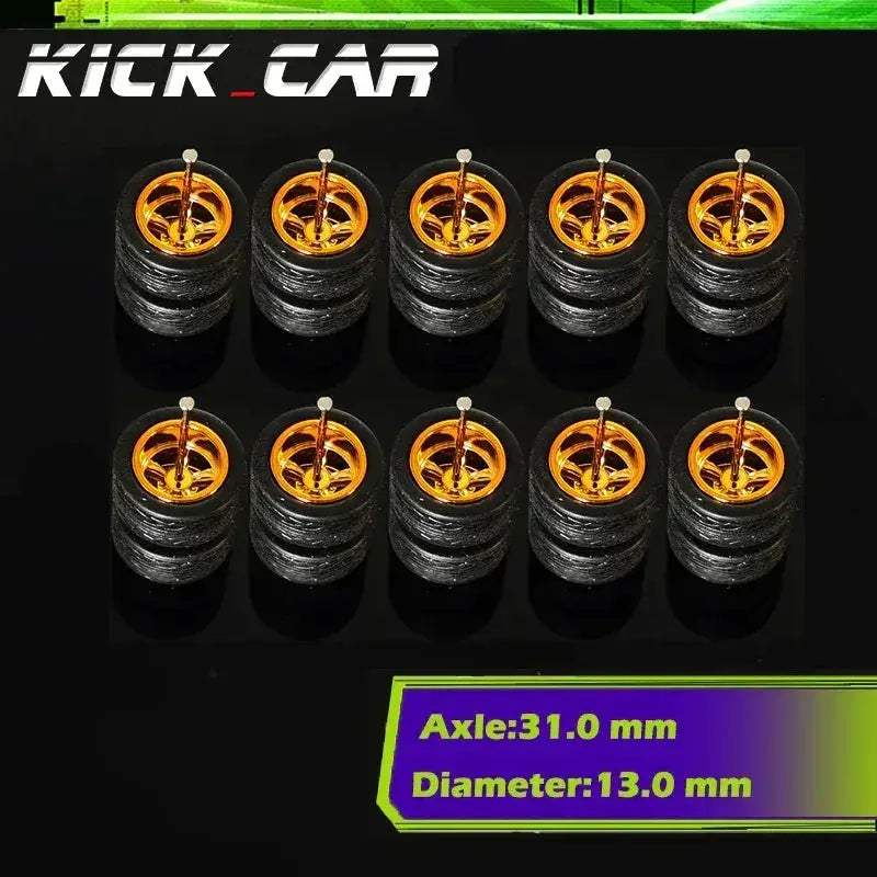 Sixty Four Scale Diecast Car Wheels With Durable Electroplated ABS - Image 29
