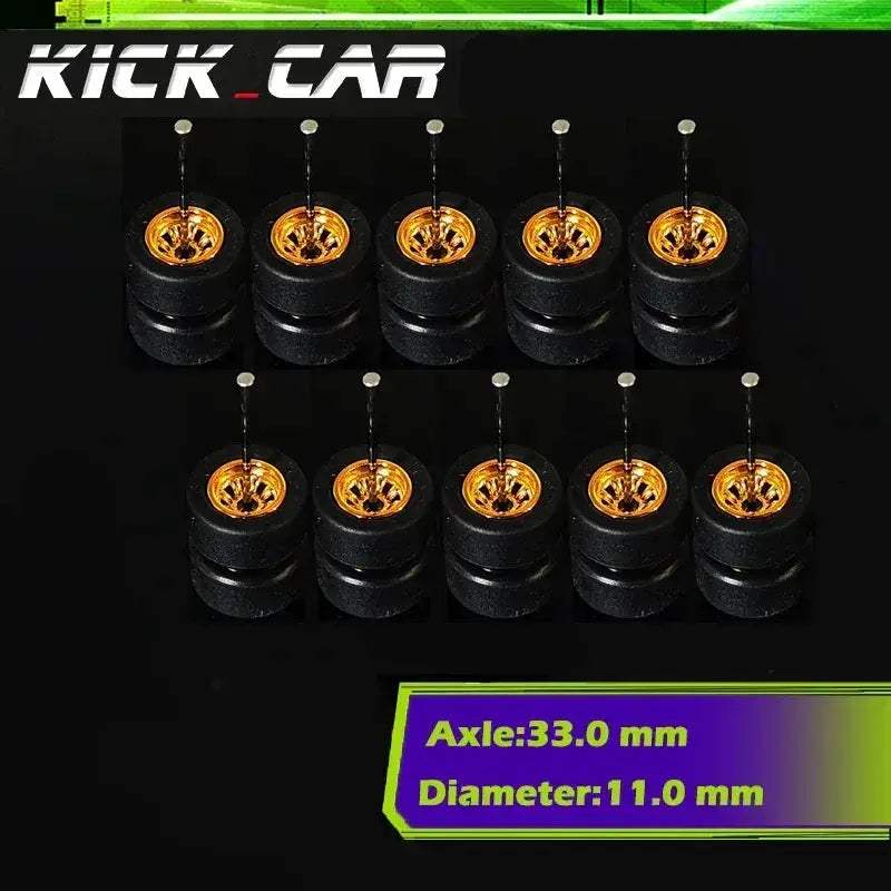 Sixty Four Scale Diecast Car Wheels With Durable Electroplated ABS - Image 33