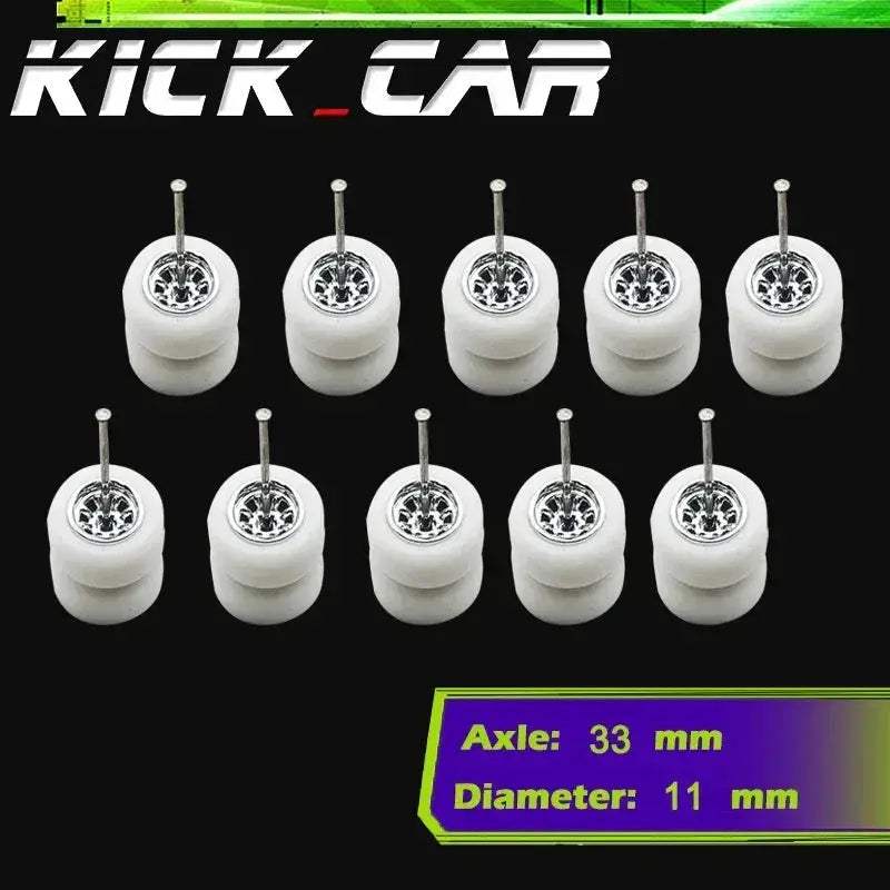 Sixty Four Scale Diecast Car Wheels With Durable Electroplated ABS - Image 35