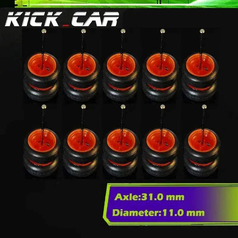 Sixty Four Scale Diecast Car Wheels With Durable Electroplated ABS - Image 36