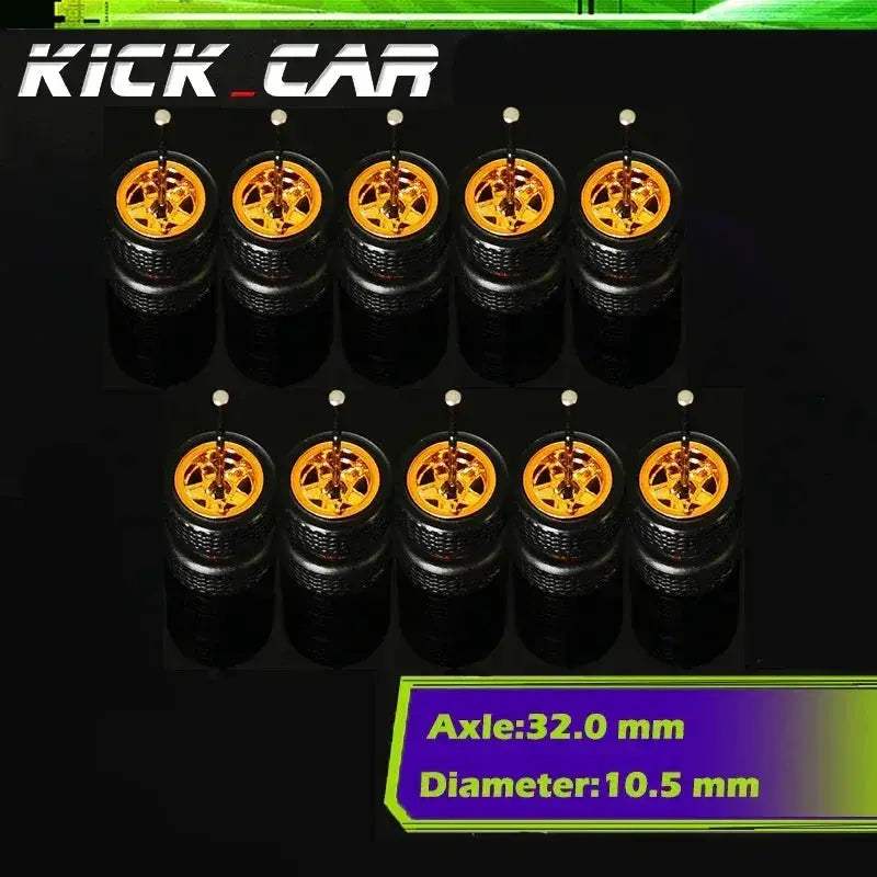Sixty Four Scale Diecast Car Wheels With Durable Electroplated ABS - Image 38