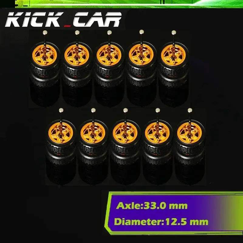 Sixty Four Scale Diecast Car Wheels With Durable Electroplated ABS - Image 39