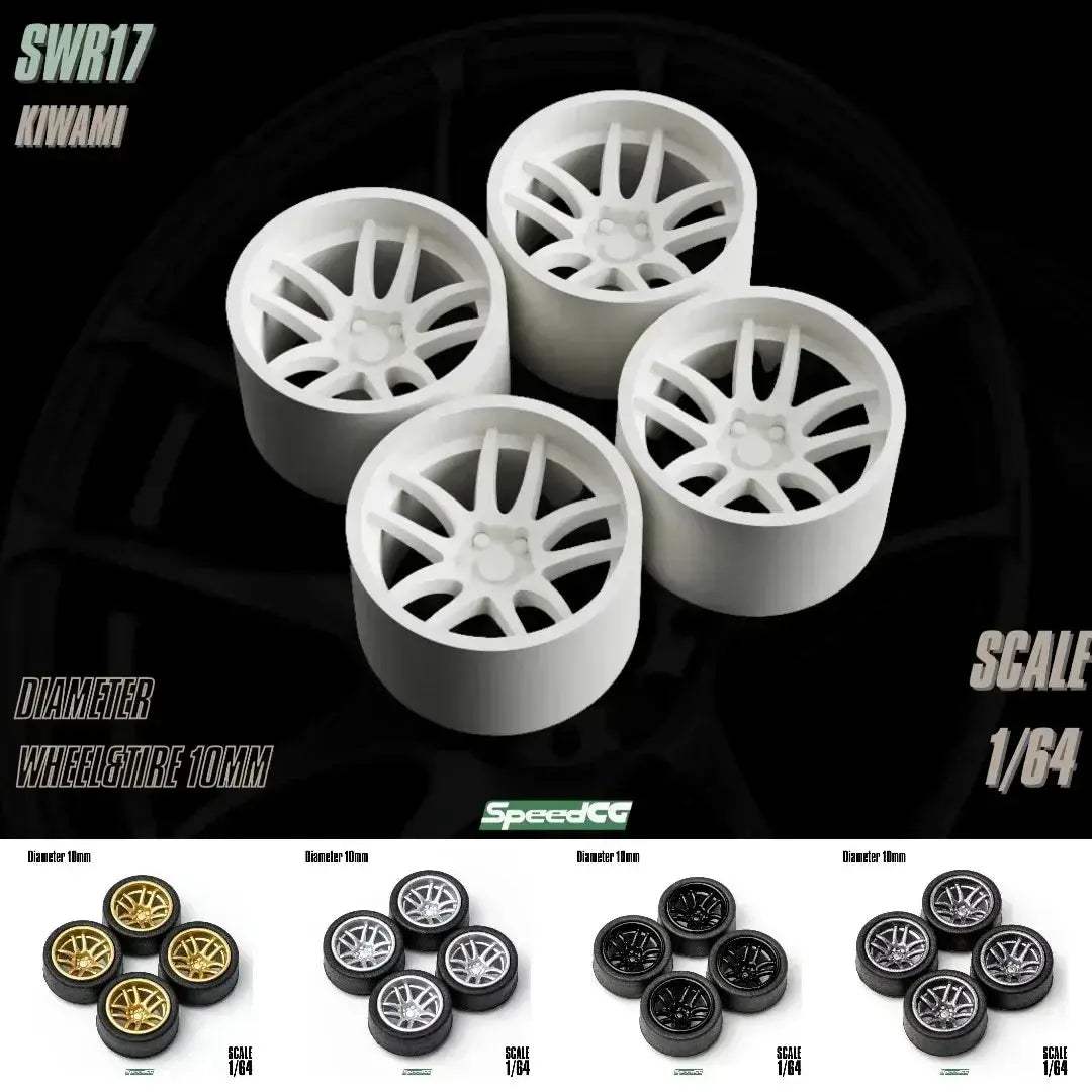 SixtyFour ABS Wheels With Durable Rubber Tires For Model Cars - Image 5