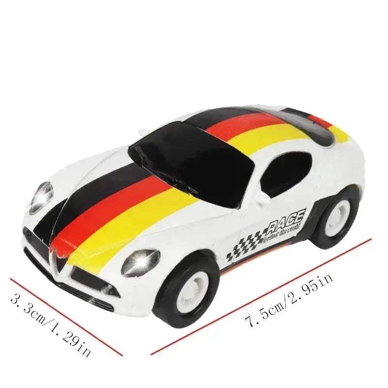 Slot Car Racing Track Set With Police Cars Scale Toy - Image 16