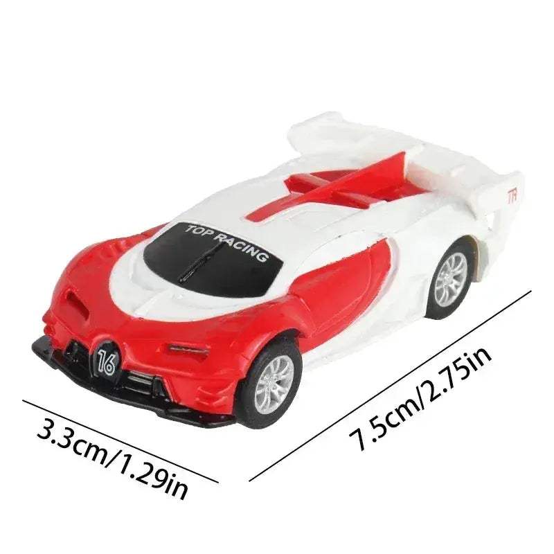 Slot Car Racing Track Set With Police Cars Scale Toy - Image 22