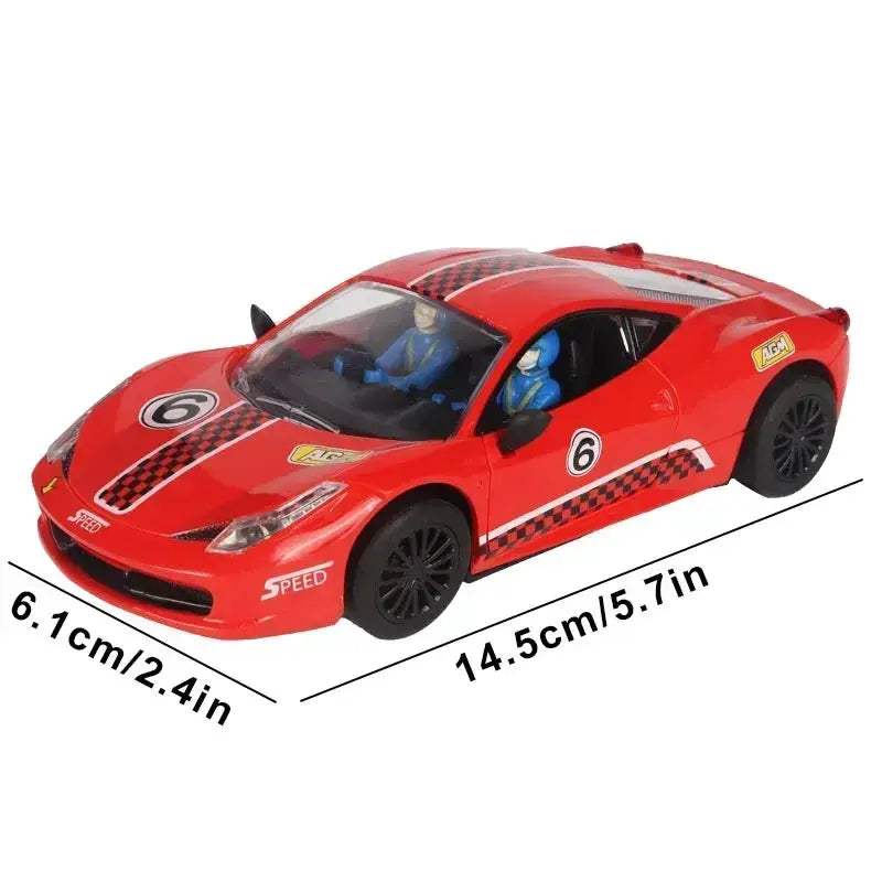 Slot Car Set 1/32 Scale With Police Cars And Tracks - Image 24