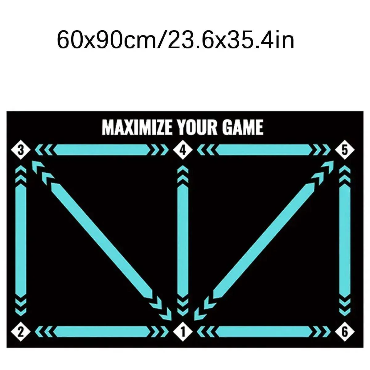 Soccer Ball Control Training Mat With Stable Silent Rubber Base - Image 11