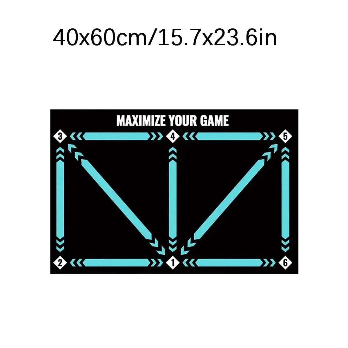 Soccer Ball Control Training Mat With Stable Silent Rubber Base - Image 7
