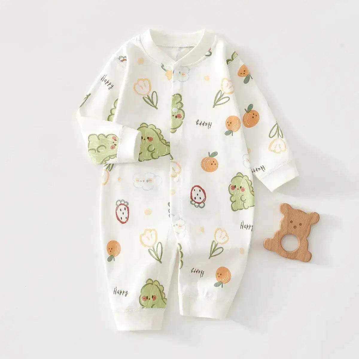 Soft Baby Rompers 100 Percent Cotton Long Sleeve Unisex 0-12 Months Everyday Wear - Image 10