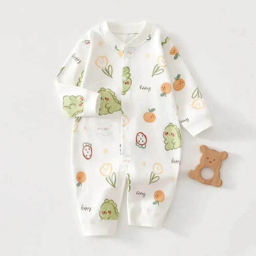 Soft Baby Rompers 100 Percent Cotton Long Sleeve Unisex 0-12 Months Everyday Wear - Image 3