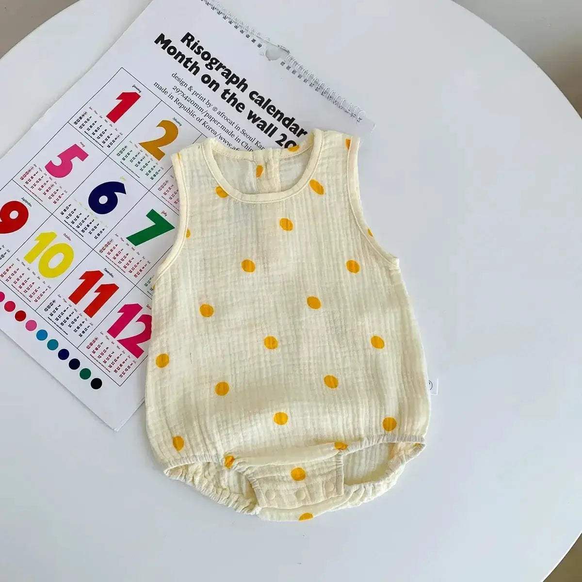Soft Cotton Baby Bodysuits Unisex Jumpsuits For Newborns - Image 7