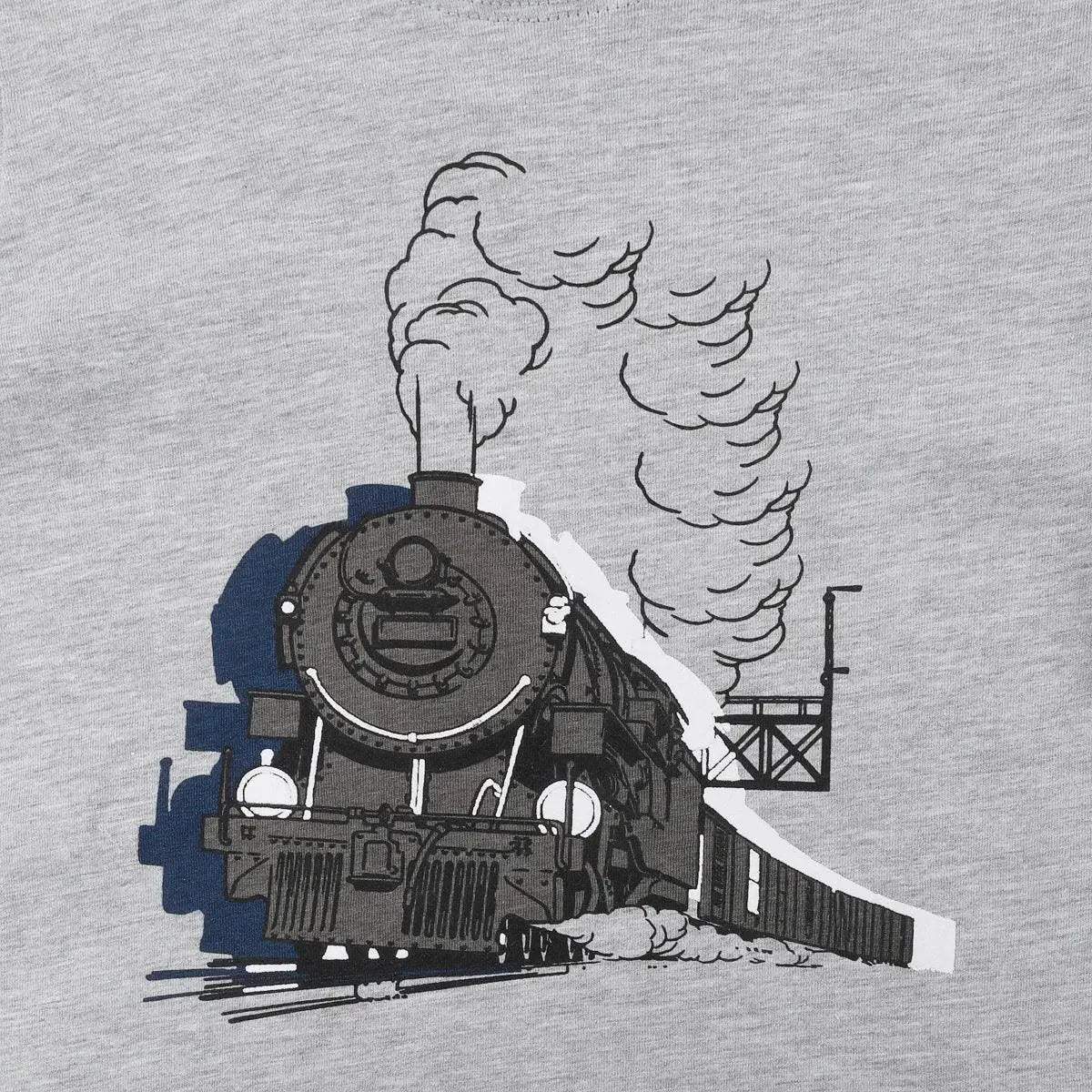 Soft Cotton Polyester Pajama Set Train Cartoon Print Long Sleeve And Long Pants For Boys Aged 2 To 9 - Image 5