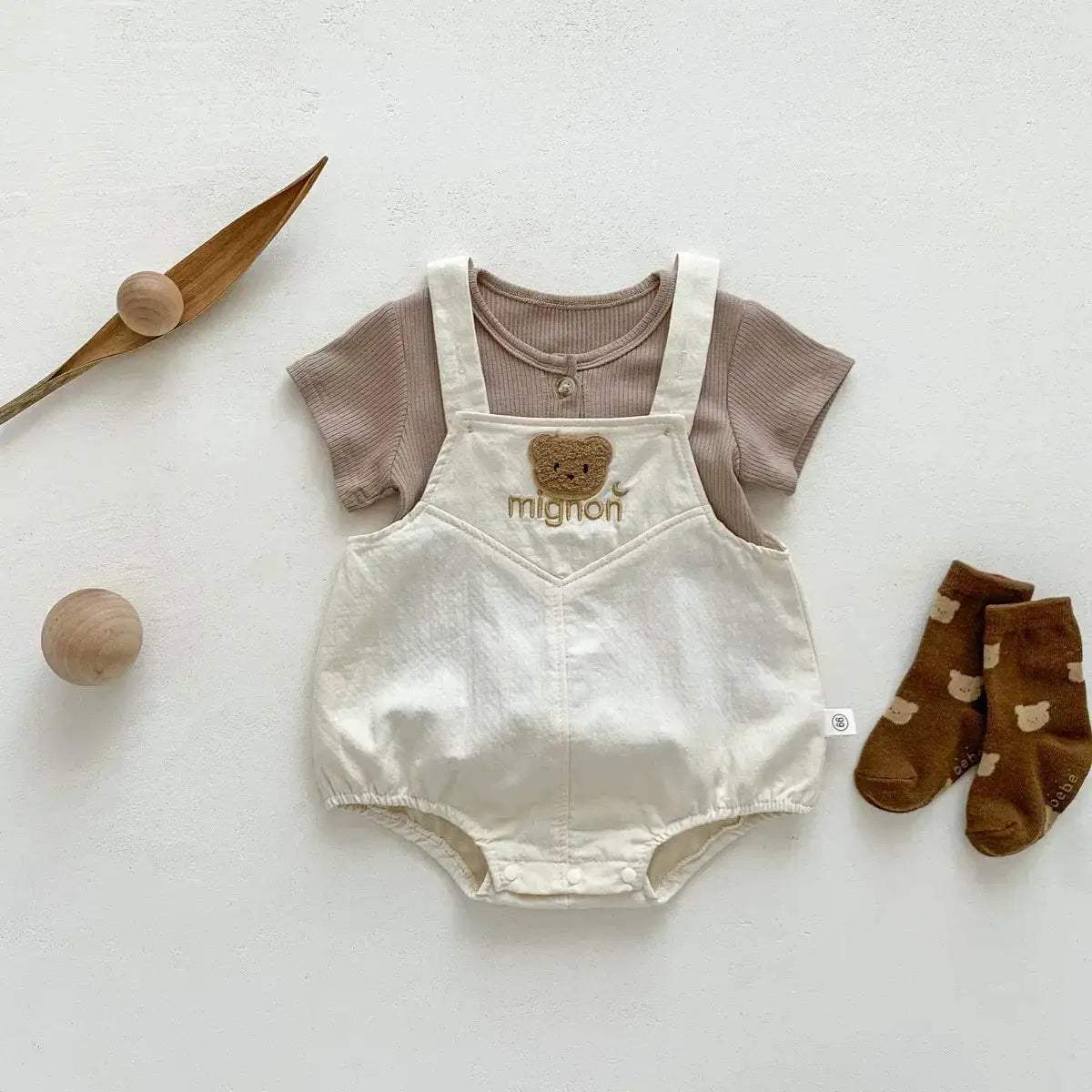 Soft Cotton Summer Newborn Unisex Bodysuits And Tops Set - Image 6