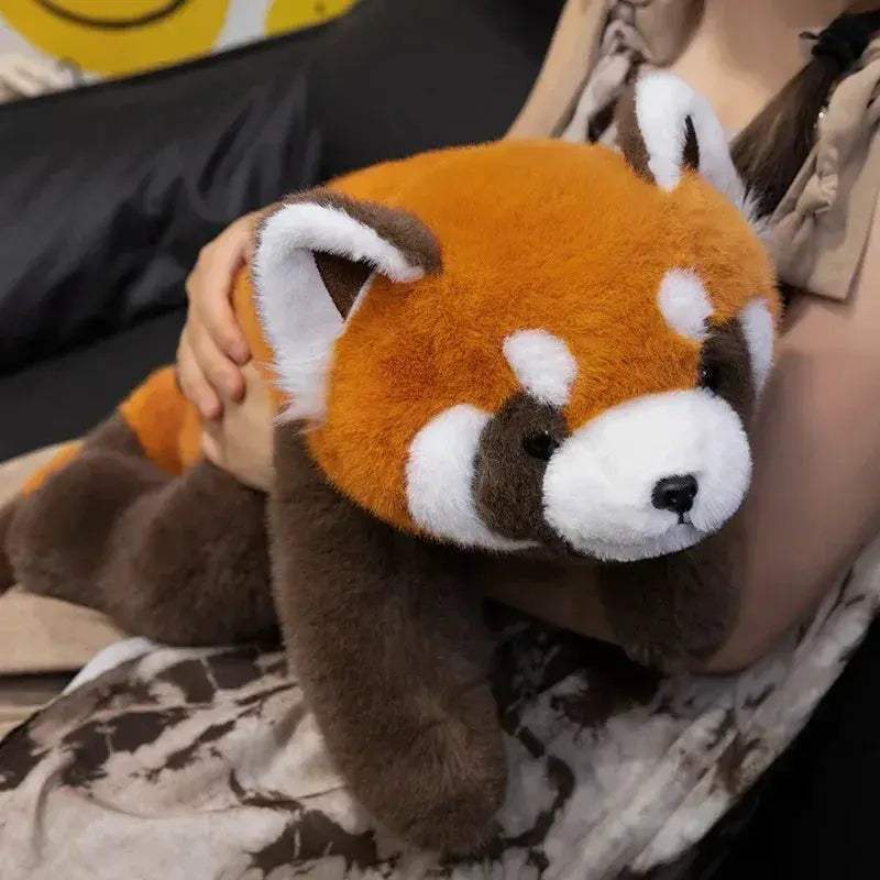 Soft Plush Pillow Raccoon And Red Panda Home Decor Gift - Image 2