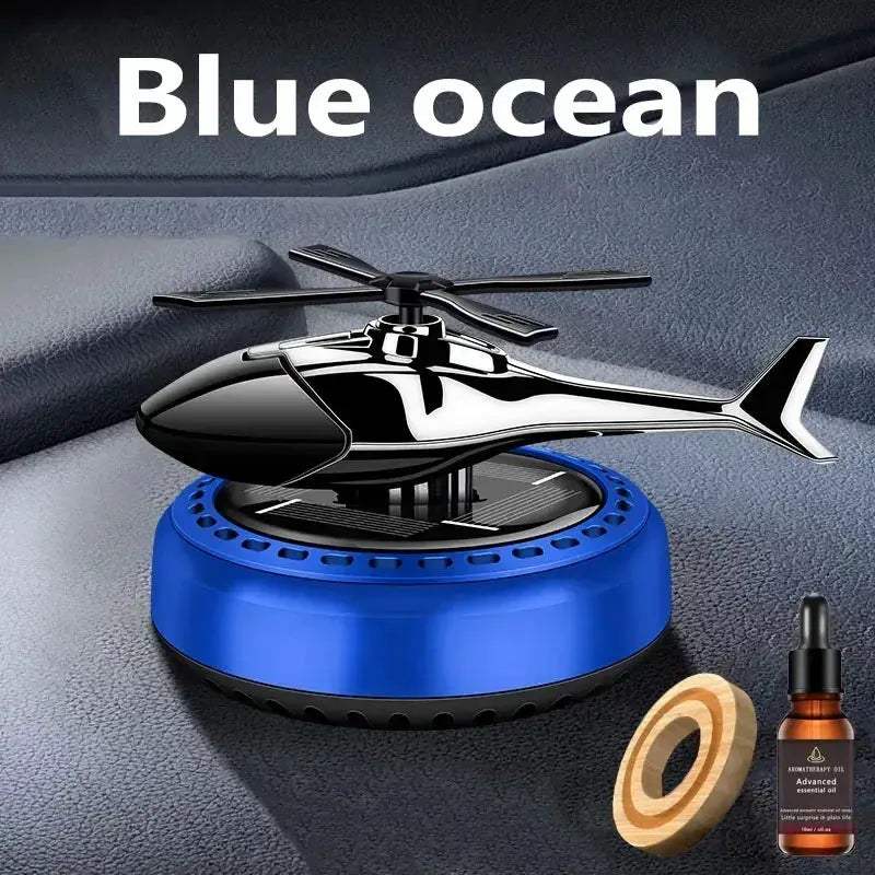 Solar Car Air Freshener Aromatherapy Diffuser With Wood Finish - Image 9