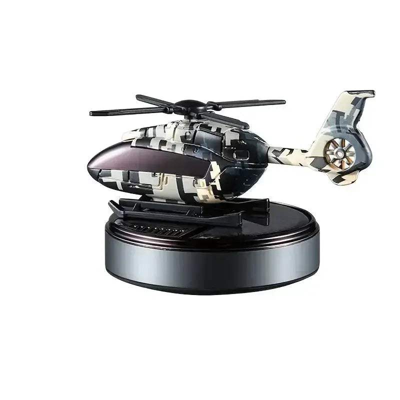 Solar Powered Helicopter Air Freshener For Vehicle Use - Image 5