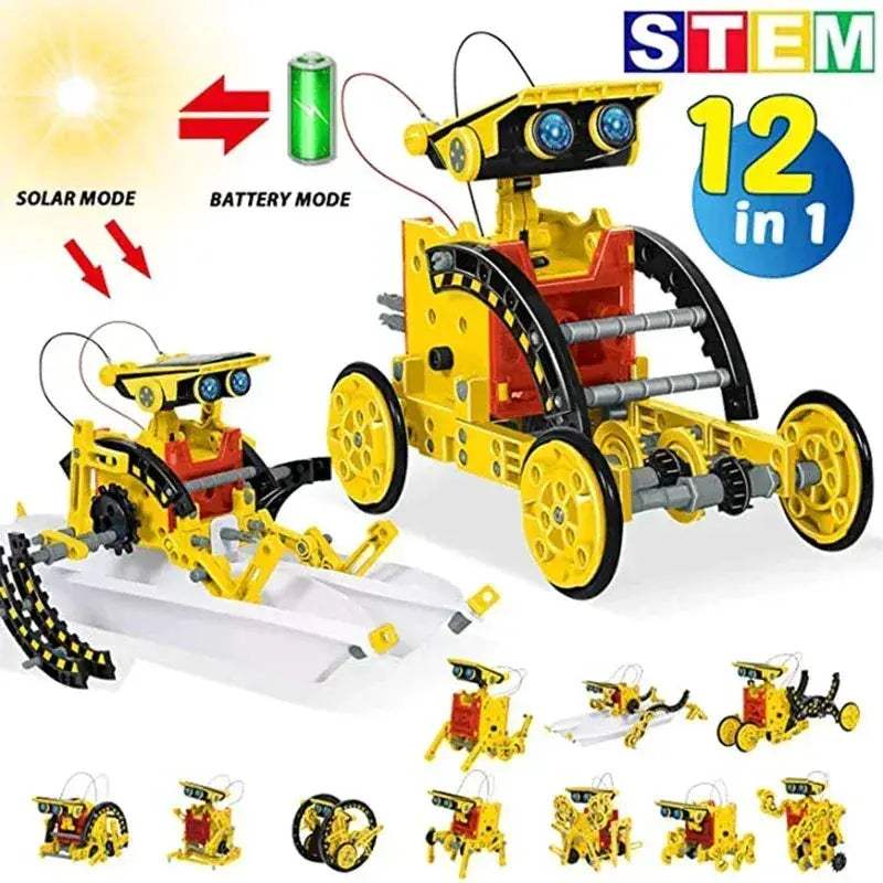 Solar Robot Kit 12 In 1 Educational Science Experiments