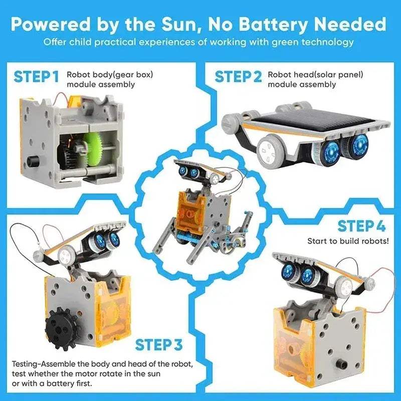 Solar Robot Kit 12 In 1 Educational Science Experiments - Image 6