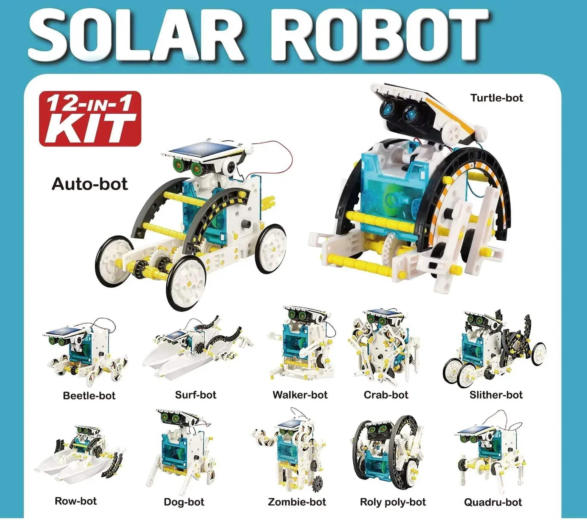 Solar Robot Kit 12 In 1 Educational Science Experiments - Image 8