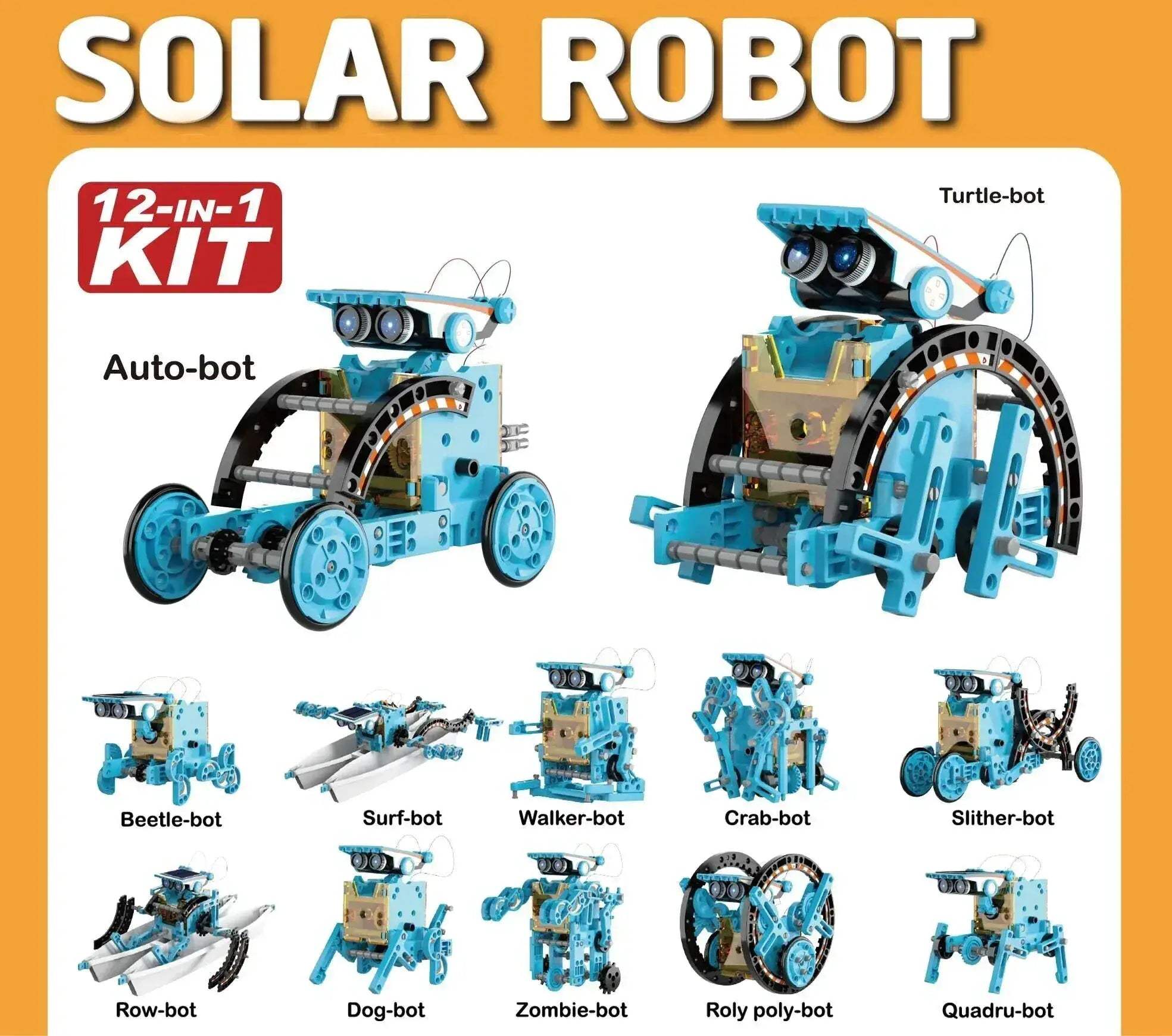 Solar Robot Kit 12 In 1 Educational Science Experiments - Image 9