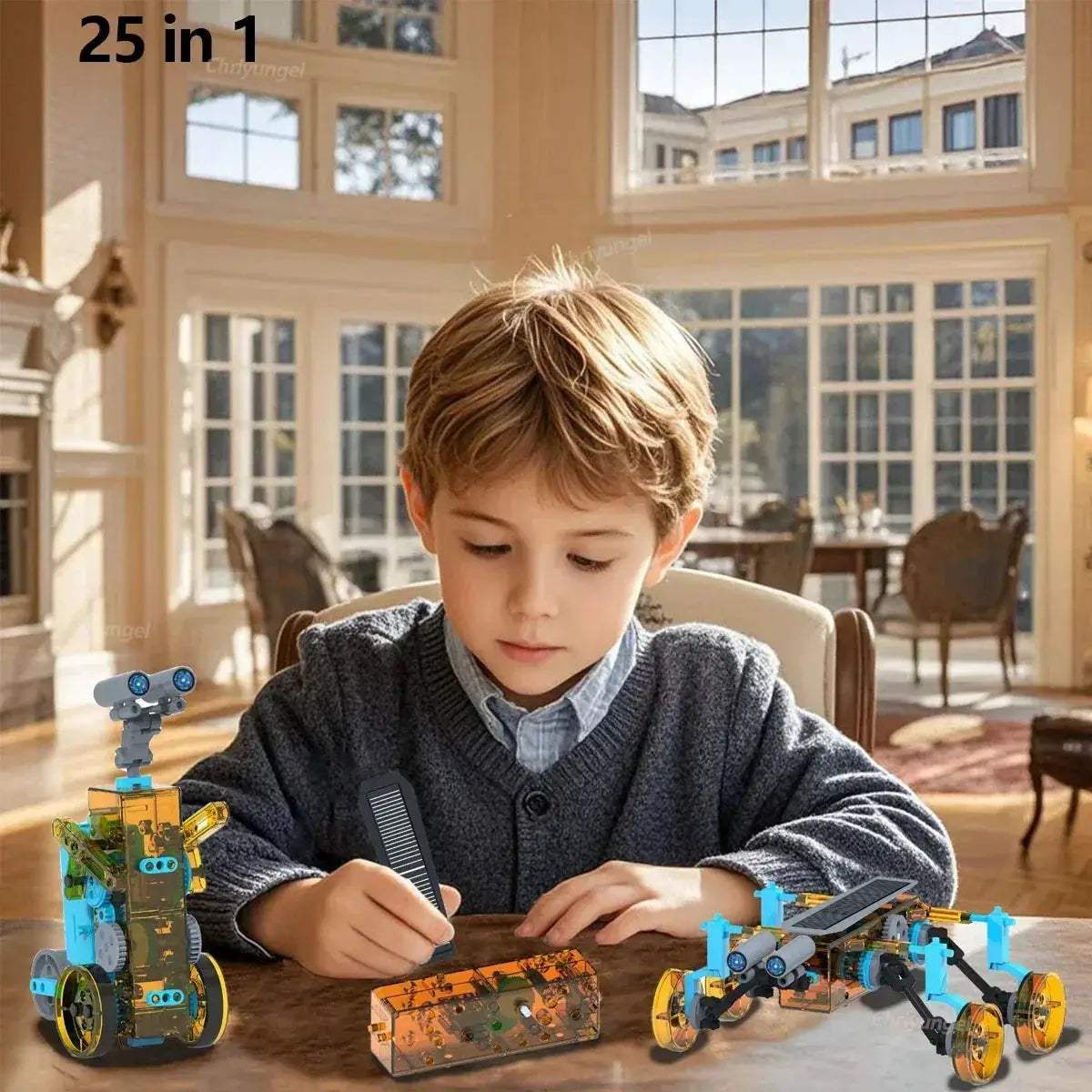 Solar Robot KitPro 25 In 1 For Kids STEM Engineering - Image 2