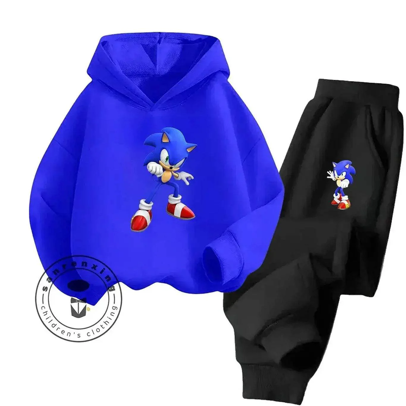 Sonic Hot Sale 2D Cartoon Printed Hoodie Set 2025 Fashion For Kids Teens Boys Girls Casual Autumn Winter - Image 10