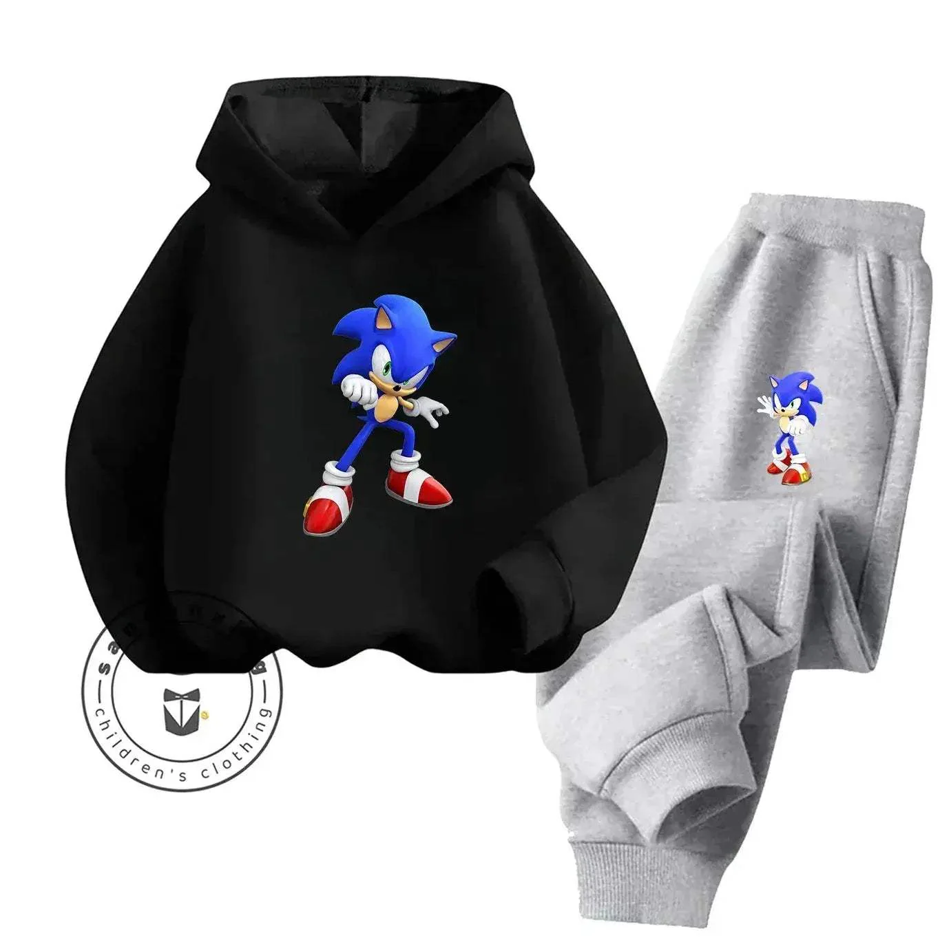 Sonic Hot Sale 2D Cartoon Printed Hoodie Set 2025 Fashion For Kids Teens Boys Girls Casual Autumn Winter - Image 11