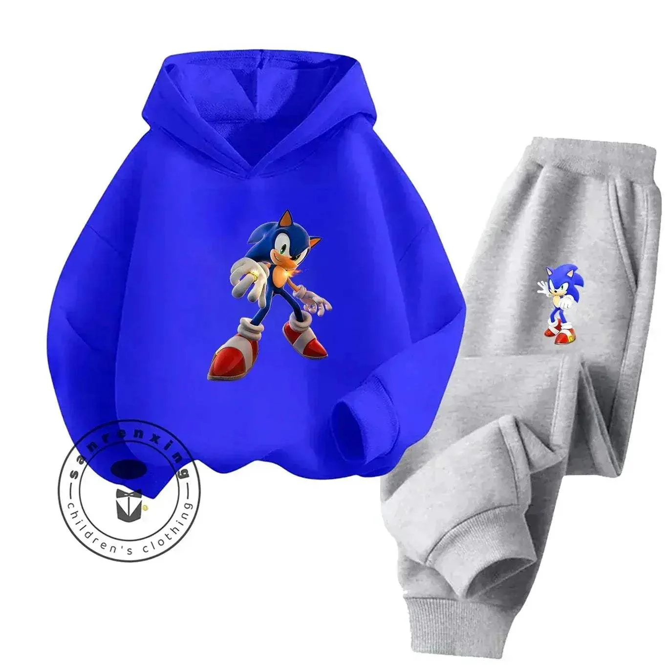 Sonic Hot Sale 2D Cartoon Printed Hoodie Set 2025 Fashion For Kids Teens Boys Girls Casual Autumn Winter - Image 12