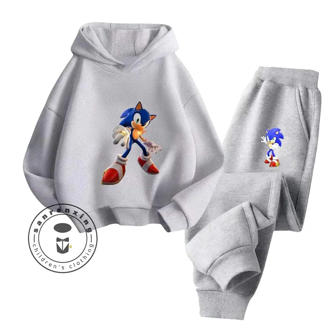Sonic Hot Sale 2D Cartoon Printed Hoodie Set 2025 Fashion For Kids Teens Boys Girls Casual Autumn Winter - Image 17
