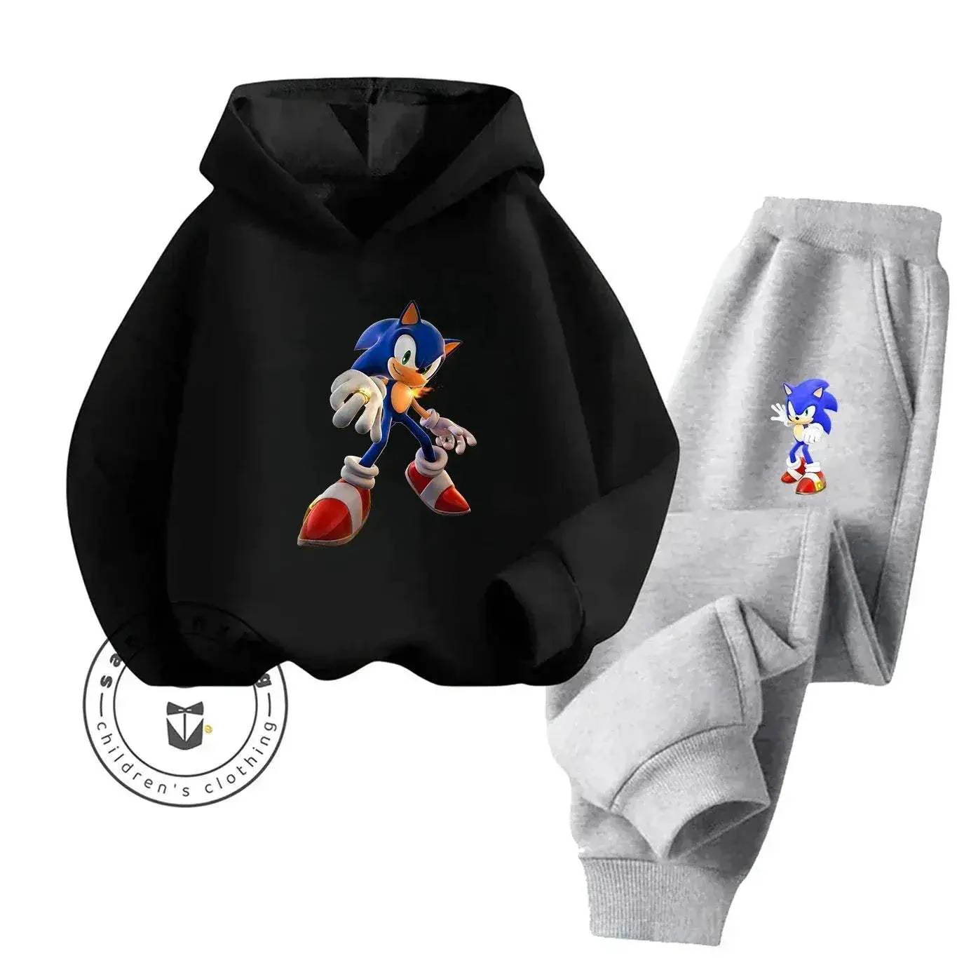 Sonic Hot Sale 2D Cartoon Printed Hoodie Set 2025 Fashion For Kids Teens Boys Girls Casual Autumn Winter - Image 22