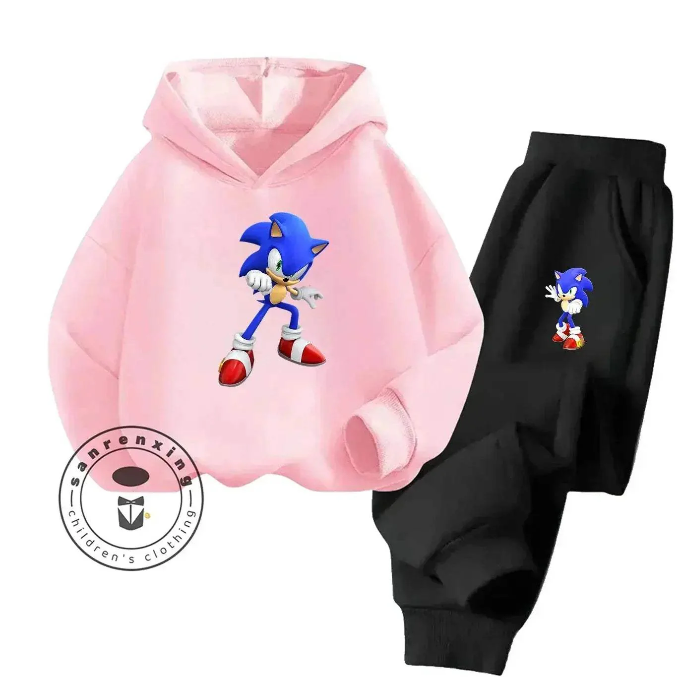 Sonic Hot Sale 2D Cartoon Printed Hoodie Set 2025 Fashion For Kids Teens Boys Girls Casual Autumn Winter - Image 25