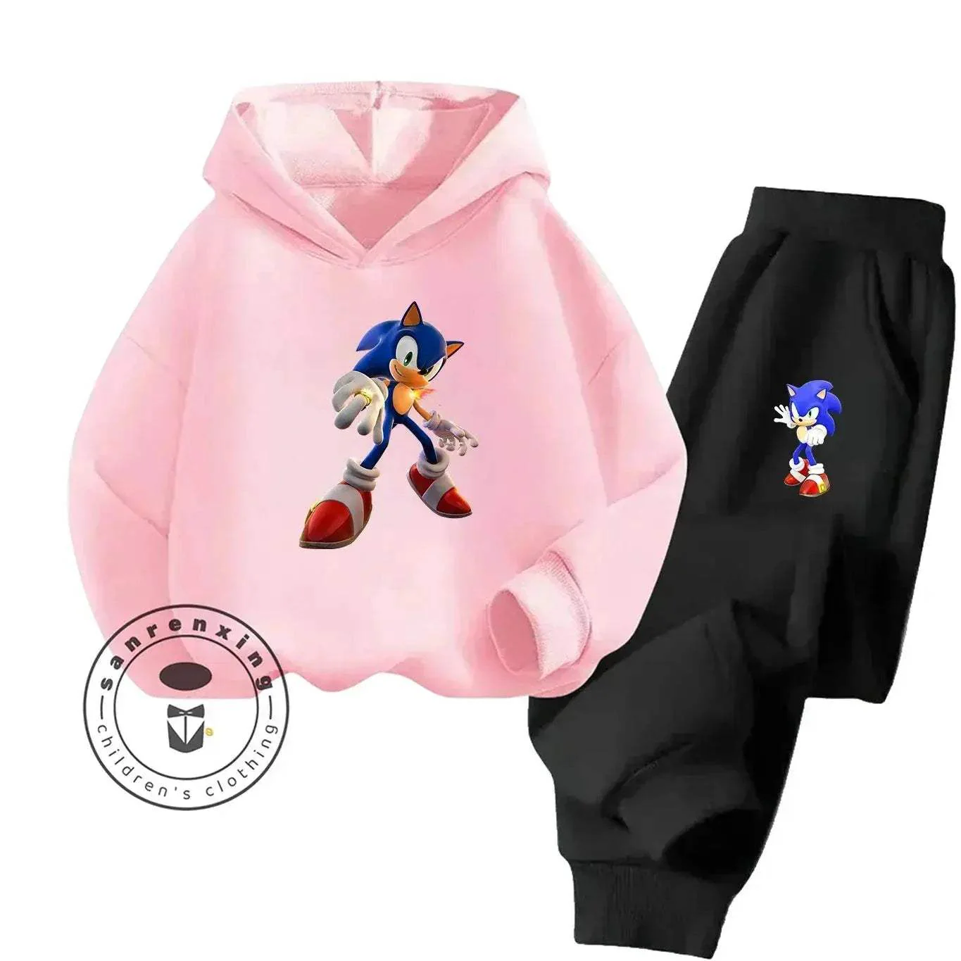 Sonic Hot Sale 2D Cartoon Printed Hoodie Set 2025 Fashion For Kids Teens Boys Girls Casual Autumn Winter - Image 28