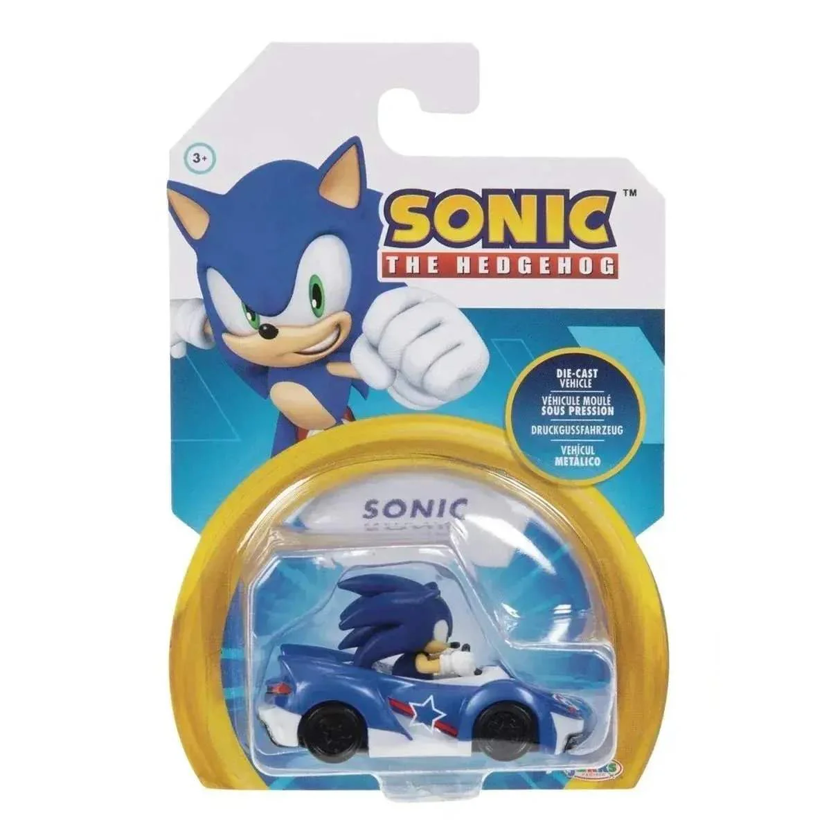 Sonic the Hedgehog 1/64 Scale Die-cast Vehicle - Select Figure(s) - Image 7