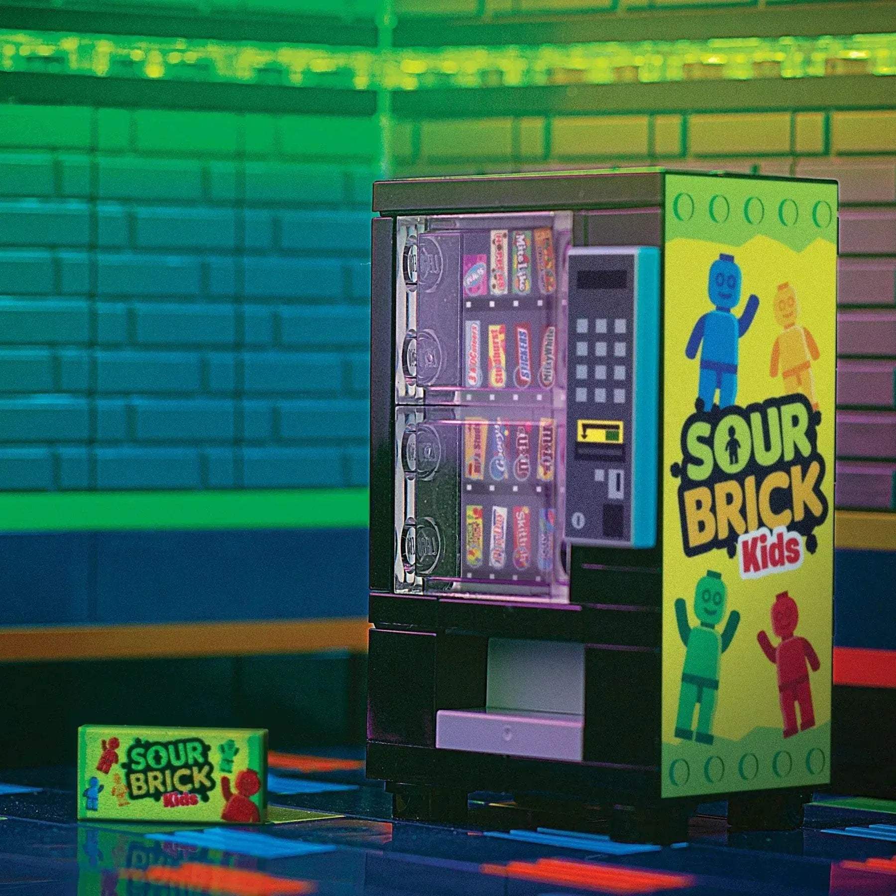 Sour Brick Kids - B3 Customs Candy Vending Machine made using LEGO parts - Image 3