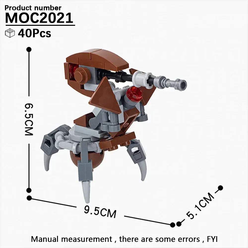 Space Droid Building Block Set Model Kit For Kids Learning - Image 10