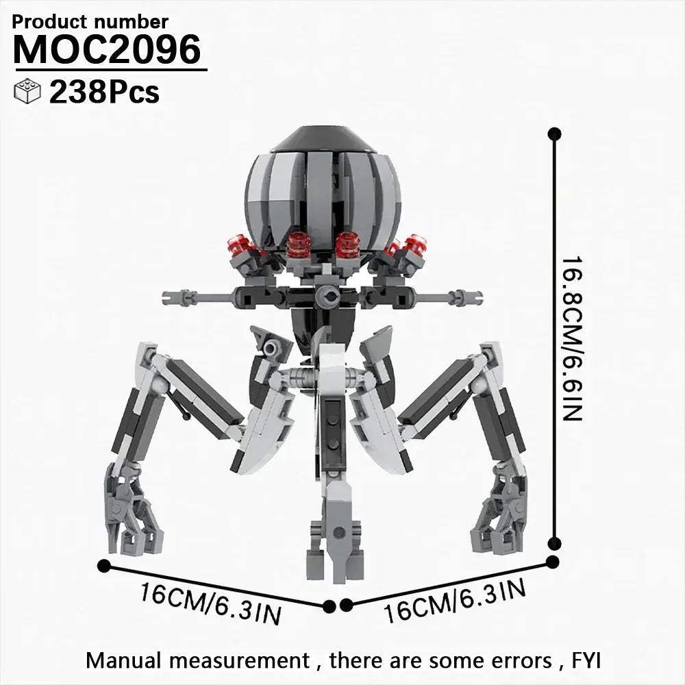 Space Droid Building Block Set Model Kit For Kids Learning - Image 11