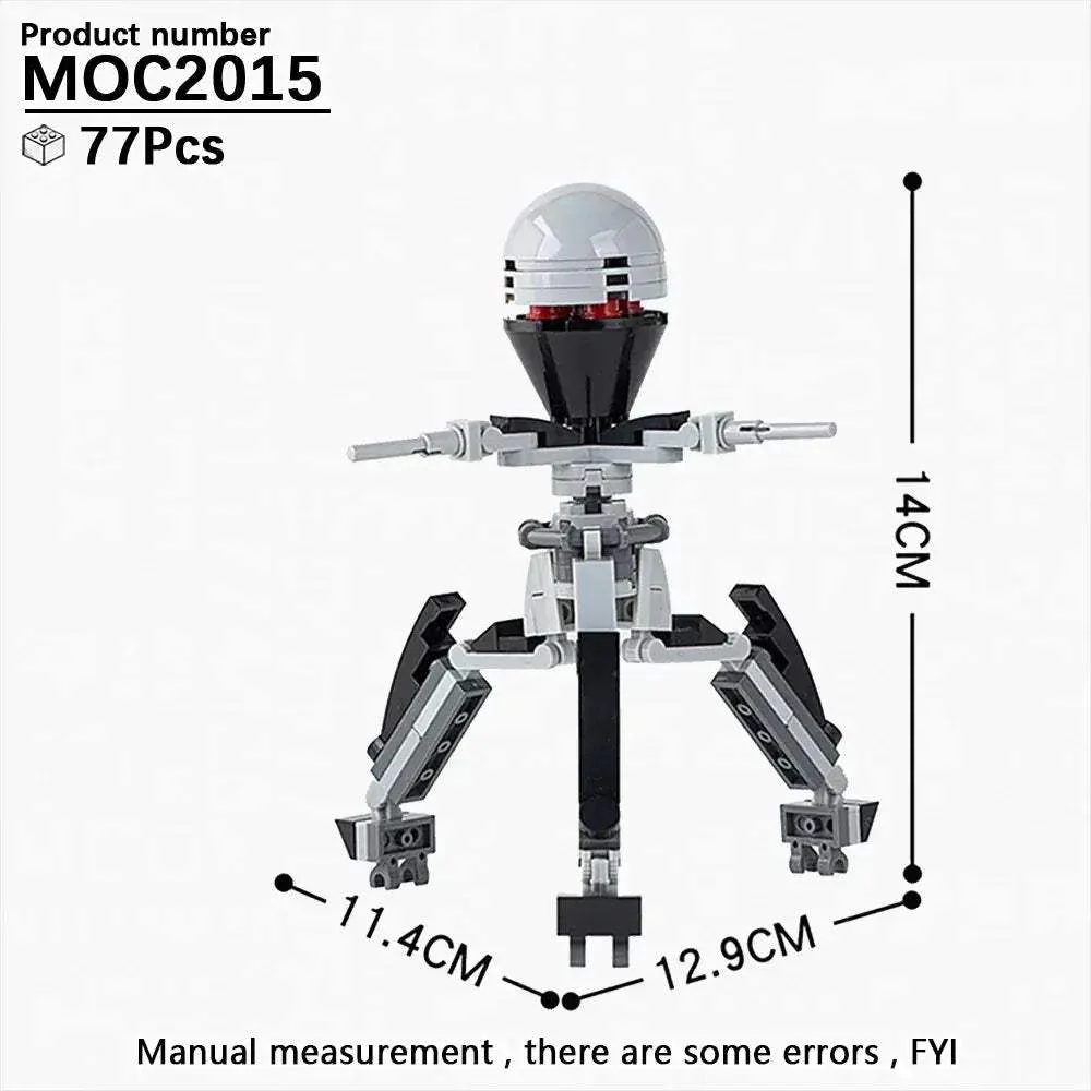 Space Droid Building Block Set Model Kit For Kids Learning - Image 12