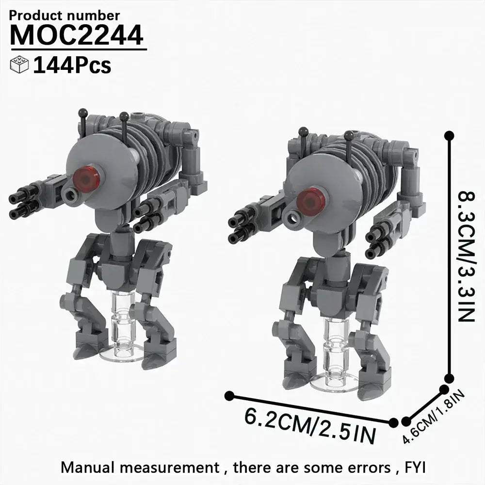 Space Droid Building Block Set Model Kit For Kids Learning - Image 17