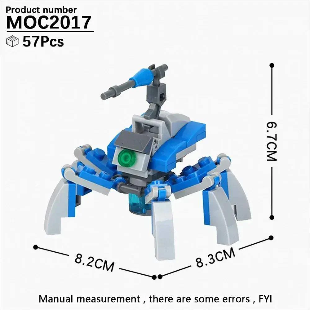 Space Droid Building Block Set Model Kit For Kids Learning - Image 2